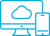 Cloud Solutions Icons UCaaS Blue