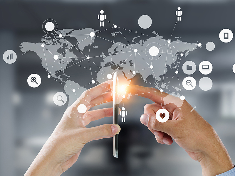 AffiliatedCommunications Blog Network with his mobile phone AffiliatedCommunications Blog Network with his mobile phone